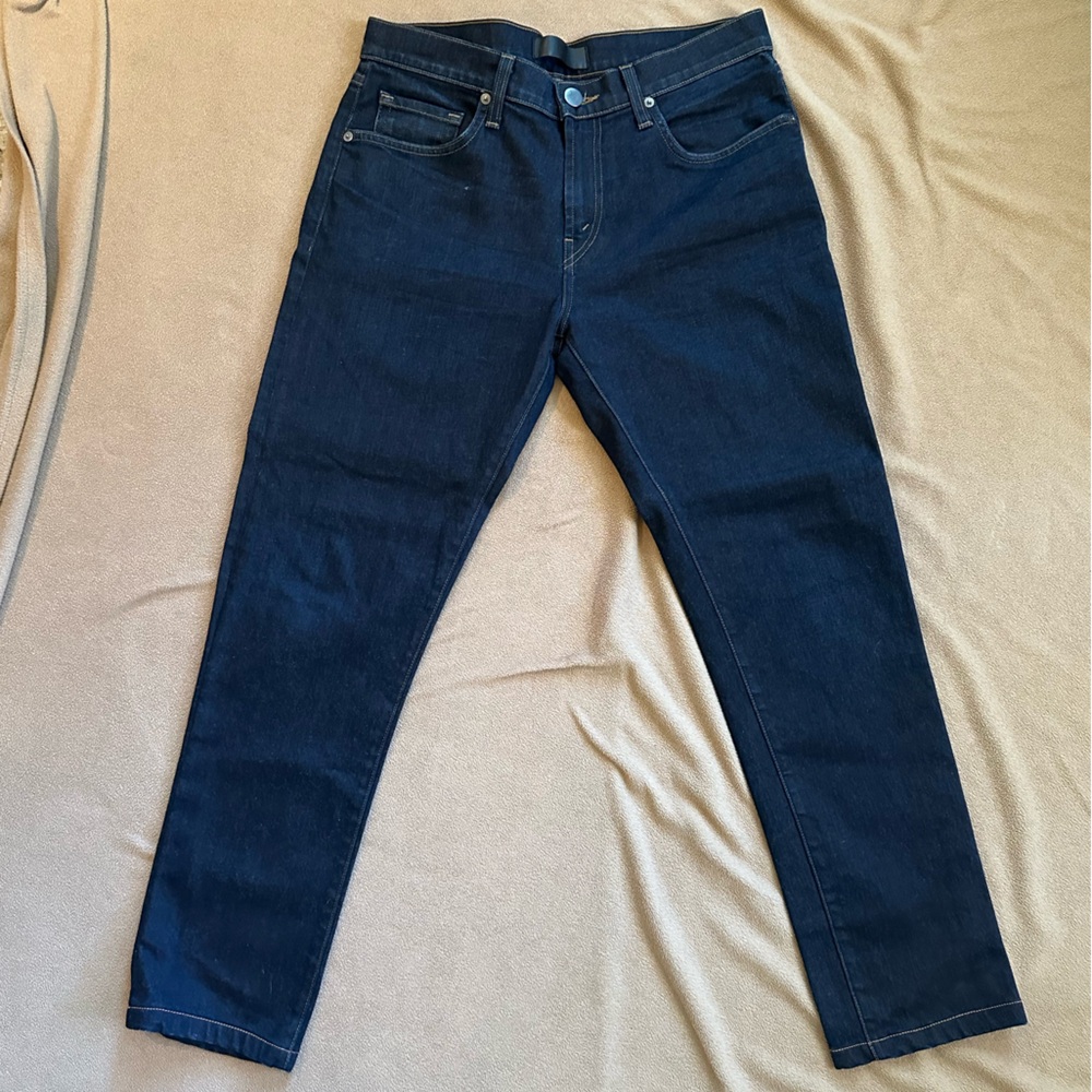 J Brand Dark Blue Slim-fit Denim Jeans